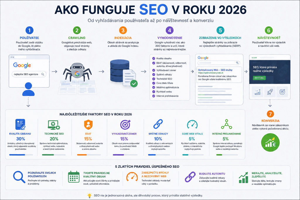 SEO proces v roku 2026